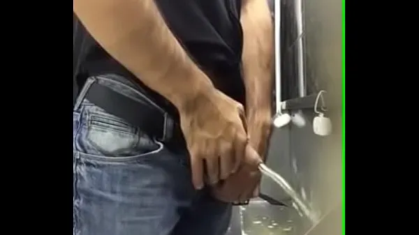 Show Urinal spy men pissing warm Tube