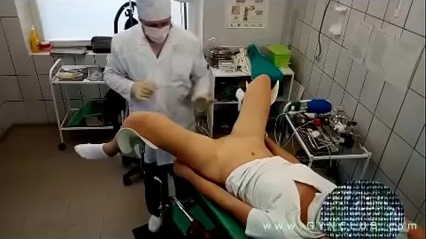 Εμφάνιση Orgasm on the gynecological chair θερμού σωλήνα