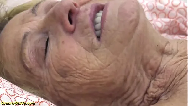 Show sexy 90 years old granny gets rough fucked warm Tube