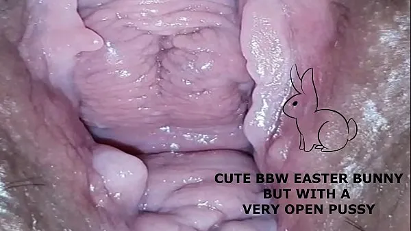 Show Cute bbw bunny, but with a very open pussy warm Tube