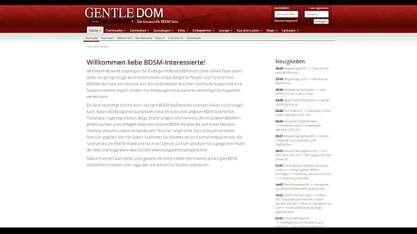 BDSMポッドキャスト：Gentledom.deのオペレーターへのインタビュー温かいチューブを表示