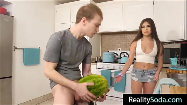 Show step Brother fucks stepsister instead of watermelon warm Tube