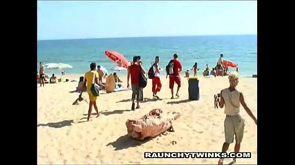 Show Two Horny Twinks Fucking On The Beach warm Tube