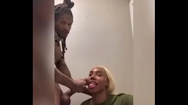 Prikaži Gakbraazy and Drippinvelvet met Ts Parris flew to Gakteeem4 cuz Youngstarbrazy is a bitch that likes Big booty black men toplo cev