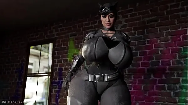 Afficher Les fesses de Cat Woman sont détruites par un creampie provenant d'une énorme biteTube chaud