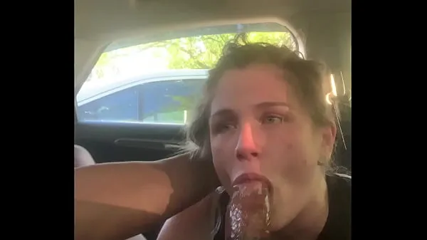 Show Blow job in target parking lot warm Tube