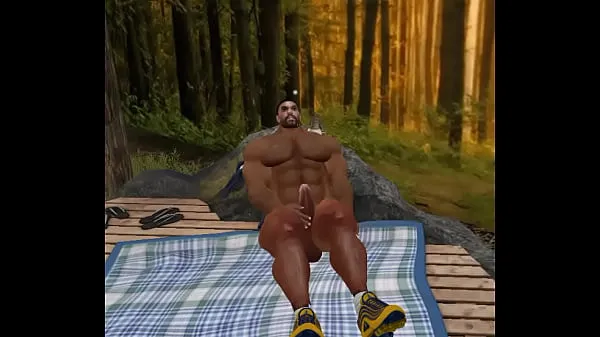 handsome hunk john urschel jerks his massive manhood in the woods meleg cső megjelenítése