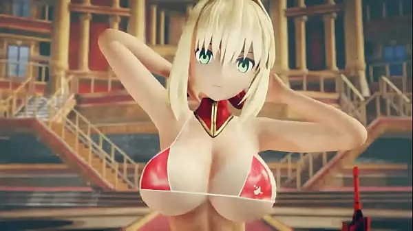 Afficher Fate grand order Nero mmd r18 bon bon chocolateTube chaud